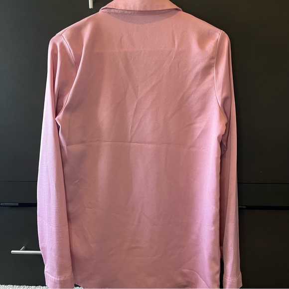 Pink Satin Business Button-Up - Picture 4 of 4